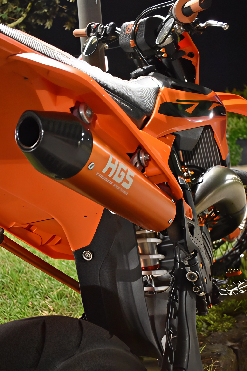 Silenziatore Hgs Arancione/Carbonio